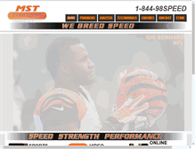 Tablet Screenshot of myspeedtrainer.com